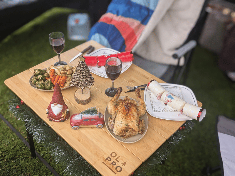 OLPRO Gift Guide - Bamboo camping table