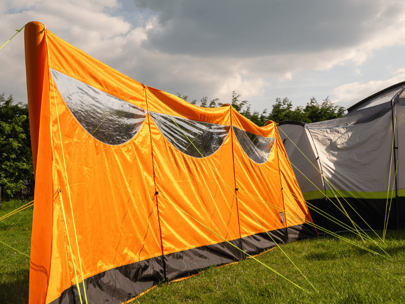 OLPRO Gift Guide - Orange Inflatable Windbreak