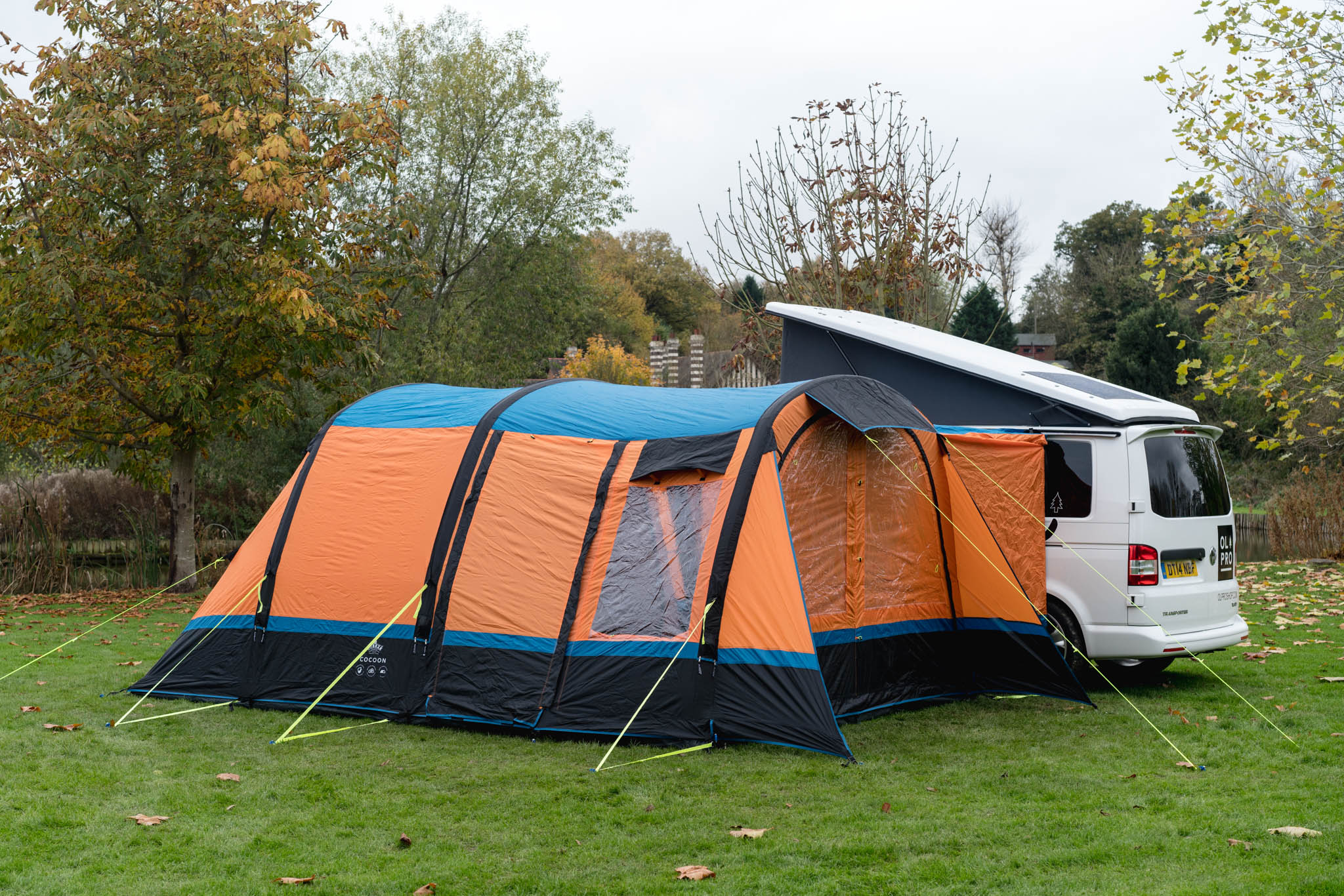 Orange Cocoon Breeze Campervan Awning